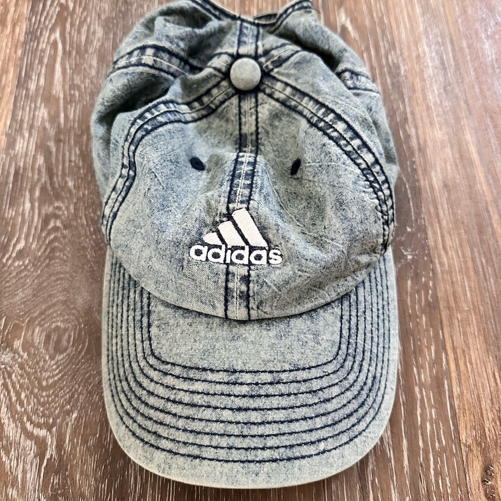Adidas Denim Blue Cap Women’s Adjustable Worn Once